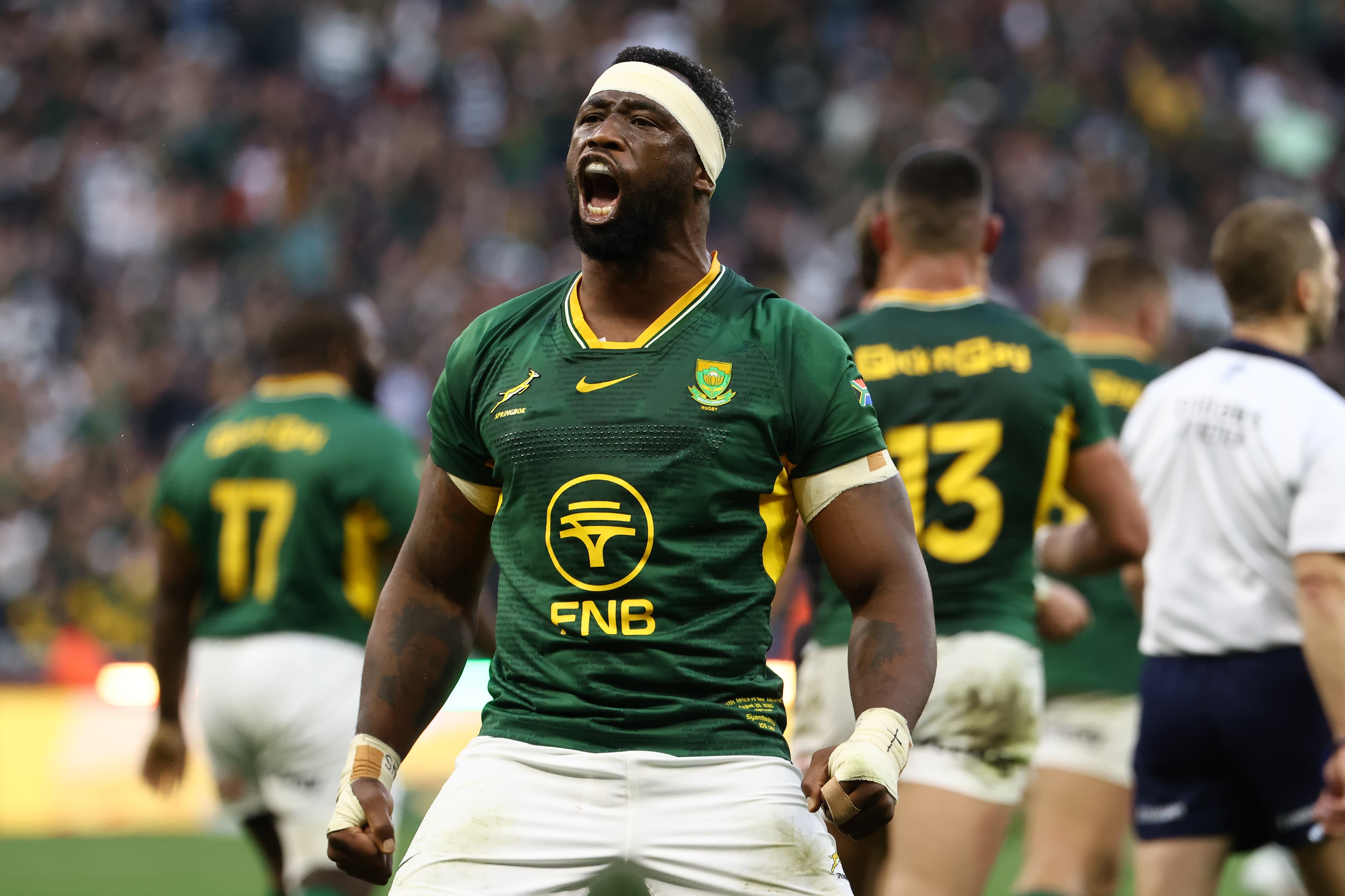 Springboks Name Team for Third Test Against All Blacks at FNB Stadium, Johannesburg