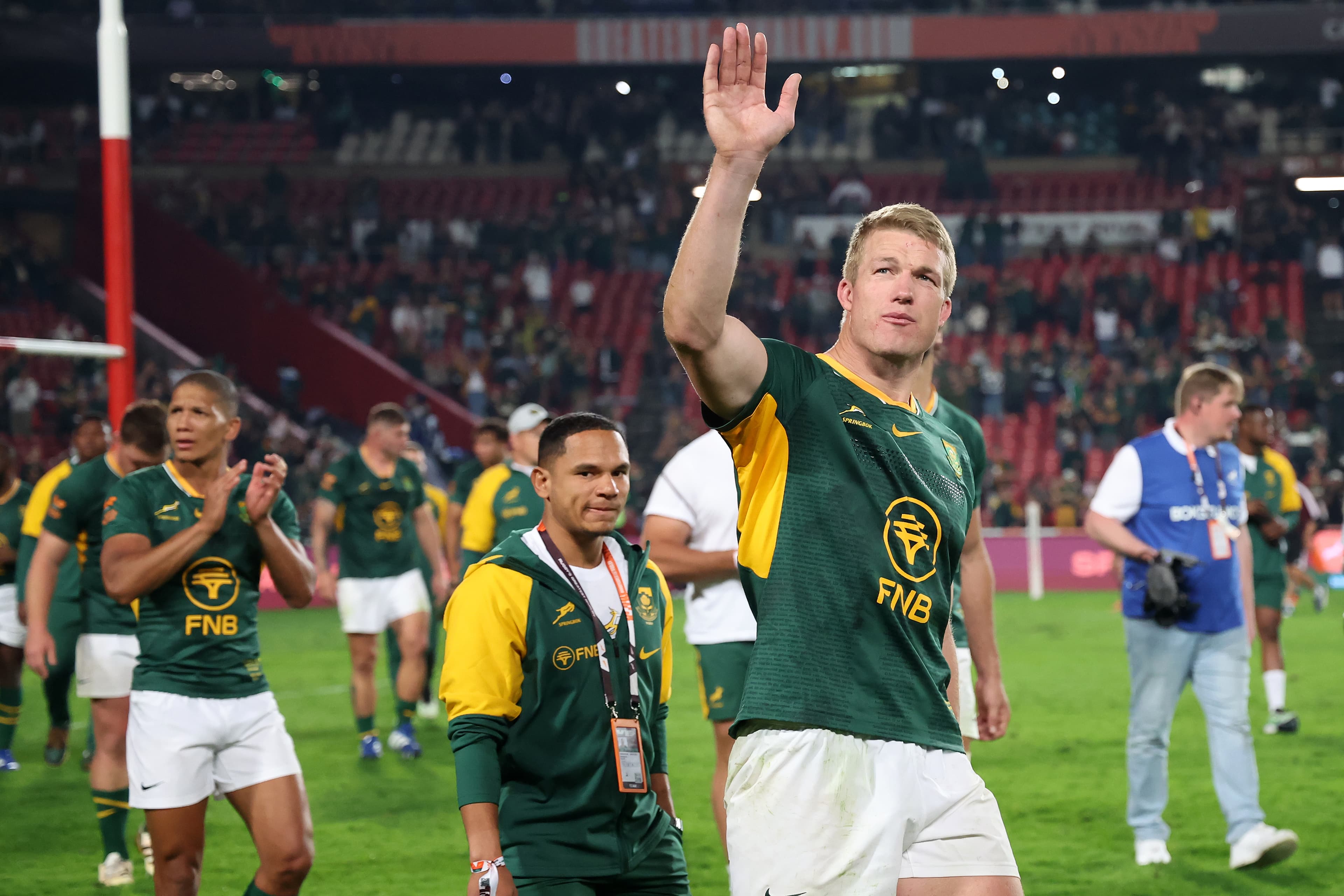 Springboks Team for Second Test vs All Blacks | Du Toit & Nché Set for Milestone Caps